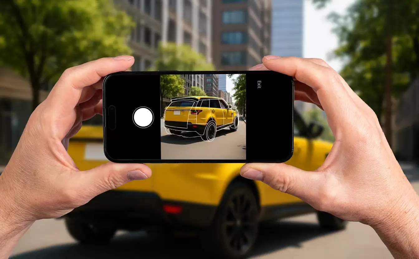 Auto zum verkauf fotografieren