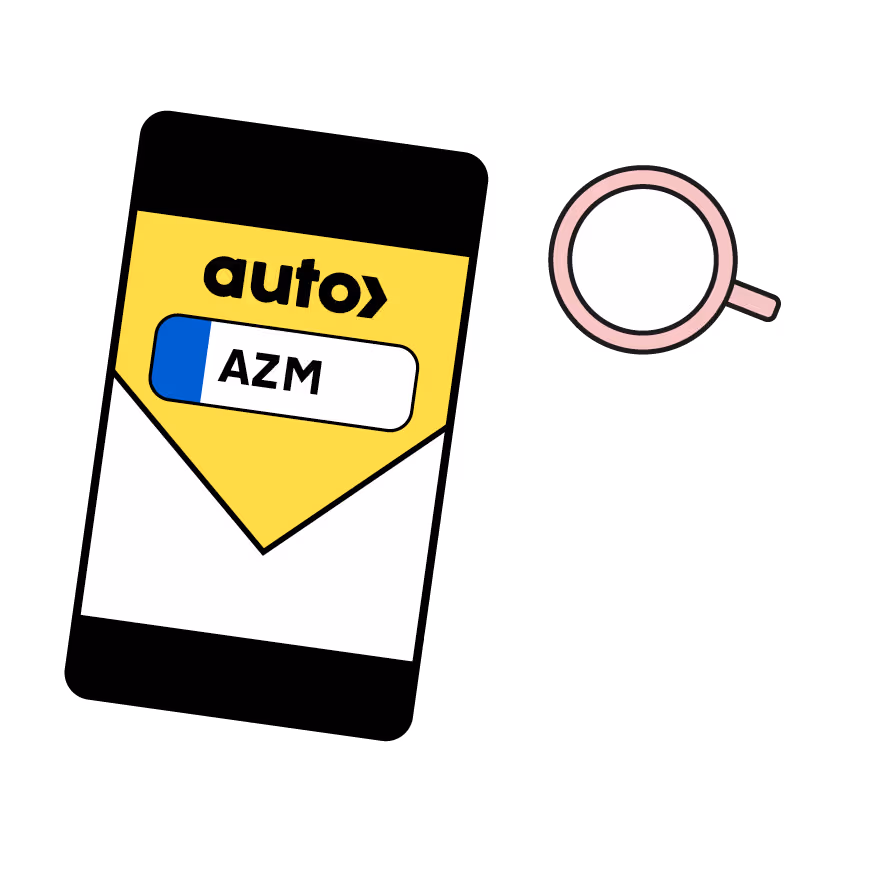 Auto einfach los auf handy cartoon